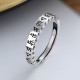 925 Silver Six True Words Wisdom Ring