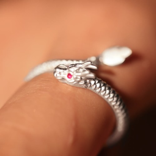 Vintage Year of the Dragon Protection Ring