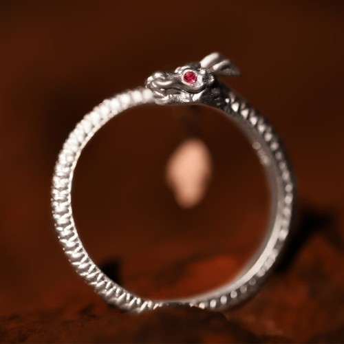 Vintage Year of the Dragon Protection Ring