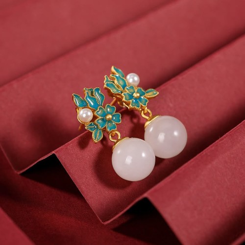 White Jade Pearl Blessing Set White Jade Pearl Blessing Set