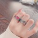 925 Silver Koi Fish Lotus Prosperity Ring