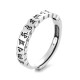 925 Silver Six True Words Wisdom Ring
