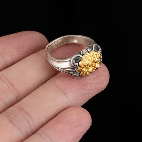 925 Sterling Silver Tibetan Skull Protection Ring 925 Sterling Silver Tibetan Skull Protection Ring
