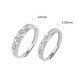 925 Silver PiXiu Balance Couple Ring