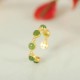 Cyan Jade Healing Adjustable Ring Cyan Jade Healing Adjustable Ring