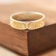 Buddha Stone Gold-Painted Peaceful Ring Buddha Stone Gold-Painted Peaceful Ring