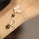 Cyan Jade Tridacna Butterfly Healing Set