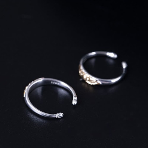 925 Silver Lotus Flower New Beginning Ring