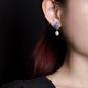 925 Silver Pearl Butterfly Healing Necklace & Earrings Ring