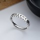 925 Silver Six True Words Wisdom Ring