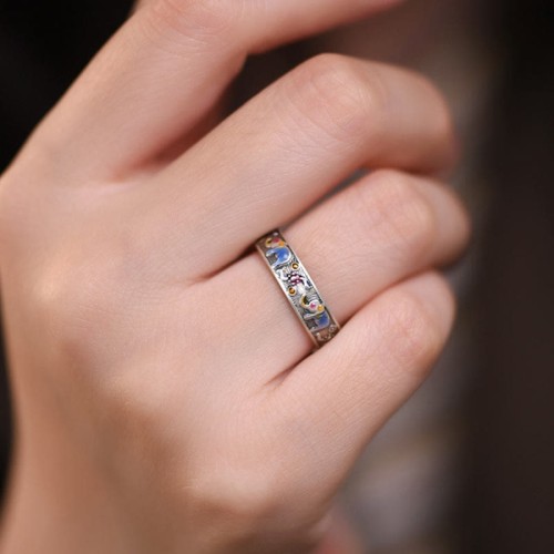 Colorful Elephant Strength Ring Colorful Elephant Strength Ring