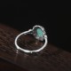 925 Sterling Silver Tibetan Turquoise Protection Ring