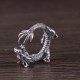 925 Sterling Silver Dragon Luck Protection Ring 925 Sterling Silver Dragon Luck Protection Ring