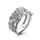 925 Silver Koi Fish Lotus Prosperity Ring