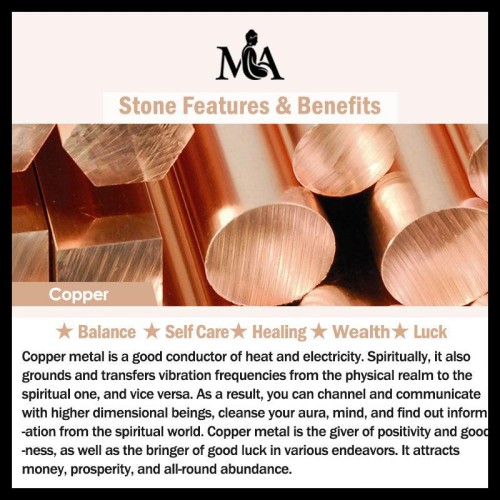 Buddha Stone Leaves Copper Wealth Ring