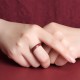 Cinnabar Om Mani Padme Hum Blessing Ring