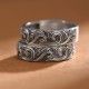 999 Silver Auspicious Clouds Blessing Ring 999 Silver Auspicious Clouds Blessing Ring