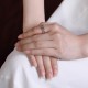 925 Silver Red Agate Logical Thinking Ring