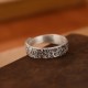 999 Sterling Silver Lotus Plum Blossom Enlightenment Ring 999 Sterling Silver Lotus Plum Blossom Enlightenment Ring