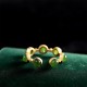 Cyan Jade Healing Adjustable Ring Cyan Jade Healing Adjustable Ring