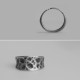 925 Silver Bump Texture Protection Ring