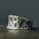 925 Silver Bump Texture Protection Ring