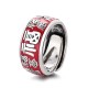 Fu Character Design Copper Luck Ring