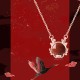 Flash Sale-925 Silver Year of the Dragon Cinnabar Red Agate Ring Set