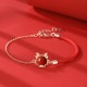 Flash Sale-925 Silver Year of the Dragon Cinnabar Red Agate Ring Set