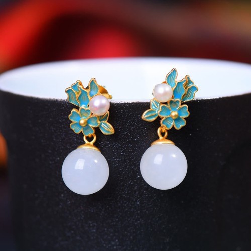 White Jade Pearl Blessing Set White Jade Pearl Blessing Set
