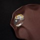Citrine Lotus Blessing Ring