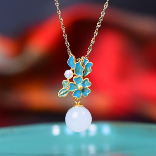 White Jade Pearl Blessing Set White Jade Pearl Blessing Set