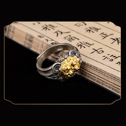 925 Sterling Silver Tibetan Skull Protection Ring 925 Sterling Silver Tibetan Skull Protection Ring