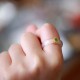 Agate Cyan Jade Protection Ring
