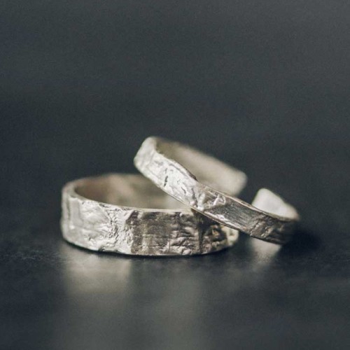 925 Silver Simple Blessing Couple Ring 925 Silver Simple Blessing Couple Ring