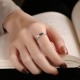925 Silver Six True Words Wisdom Ring