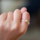 Agate Cyan Jade Protection Ring
