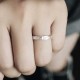 925 Silver Simple Blessing Couple Ring 925 Silver Simple Blessing Couple Ring