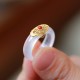Agate Cyan Jade Protection Ring
