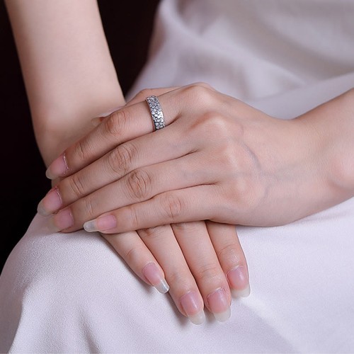 999 Sterling Silver Lotus Plum Blossom Enlightenment Ring 999 Sterling Silver Lotus Plum Blossom Enlightenment Ring