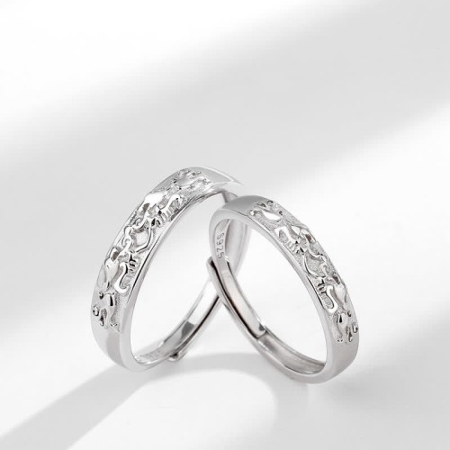 925 Silver PiXiu Balance Couple Ring