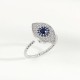 925 Sterling Silver Evil Eye Protection Ring