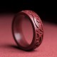 Cinnabar Om Mani Padme Hum Blessing Ring