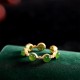 Cyan Jade Healing Adjustable Ring Cyan Jade Healing Adjustable Ring
