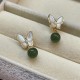 Cyan Jade Tridacna Butterfly Healing Set