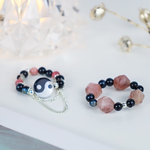 Yin Yang Symbol Balance Luck Ring Yin Yang Symbol Balance Luck Ring