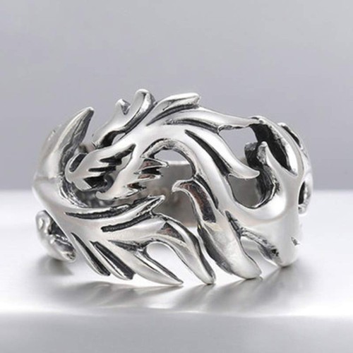 Dragon Pattern Protection Strength Ring Dragon Pattern Protection Strength Ring