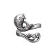925 Silver Koi Fish Water Ripple Luck Ring 925 Silver Koi Fish Water Ripple Luck Ring
