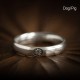 925 Sterling Silver Zodiac Buddha Blessing Couple Ring