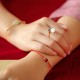 White Jade Auspicious Cloud Luck Ring
